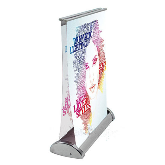MINI PORTA PENDON ROLLER DOBLE GRAFICA A3 (29.7*42 CMS) (C50)