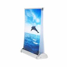 MINI PORTA PENDON ROLLER DOBLE GRAFICA A3 (29.7*42 CMS) (C50)