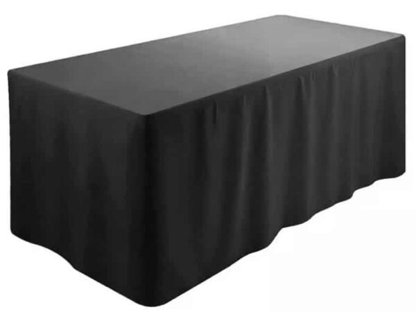 MANTEL POLIESTER MESA PLEGABLE RECTANGULAR PARA MESA DE SEMINARIO 240X45X75CM