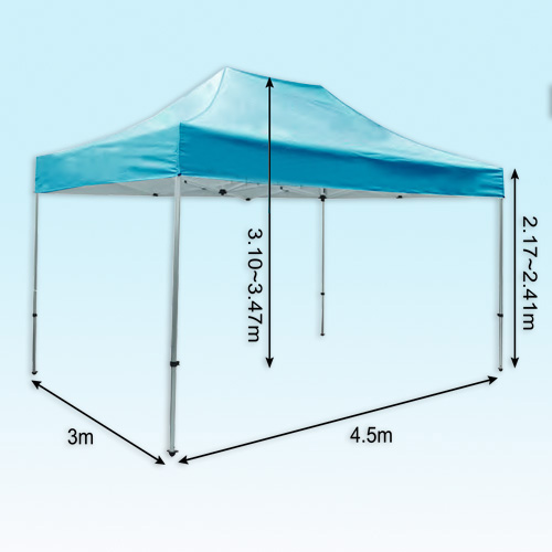 TOLDO HEXAGONAL FIERRO 34,5 M - ESTRUCTURA