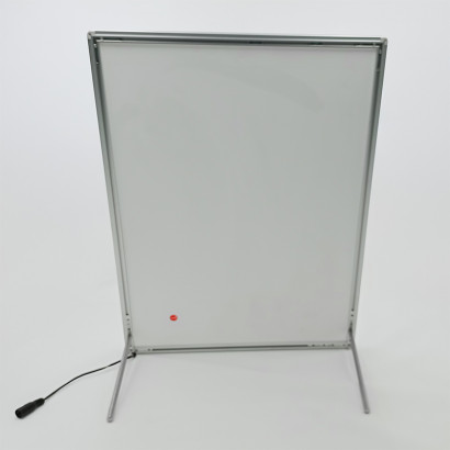 PANEL MENU SLIM BOX 1 CARA A3 CON PINES (312X427) COLOR PLATEADO