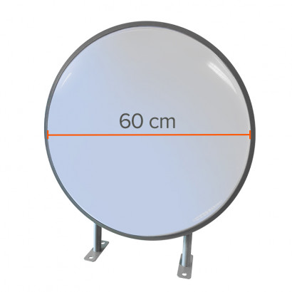 BANDEROLA ACRILICO REDONDA DIAMETRO 60CM (CURVA)