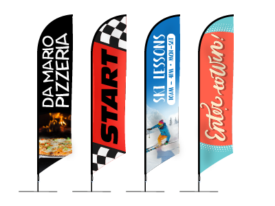 MASTIL CURVO VELA PRO 160*60 CMS (200 CMS) PARA BANDERA PUBLICITARIA (C50)