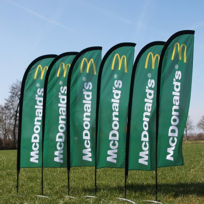 MASTIL CURVO VELA ALUMINIO 220*70 CMS PARA BANDERA PUBLICITARIA