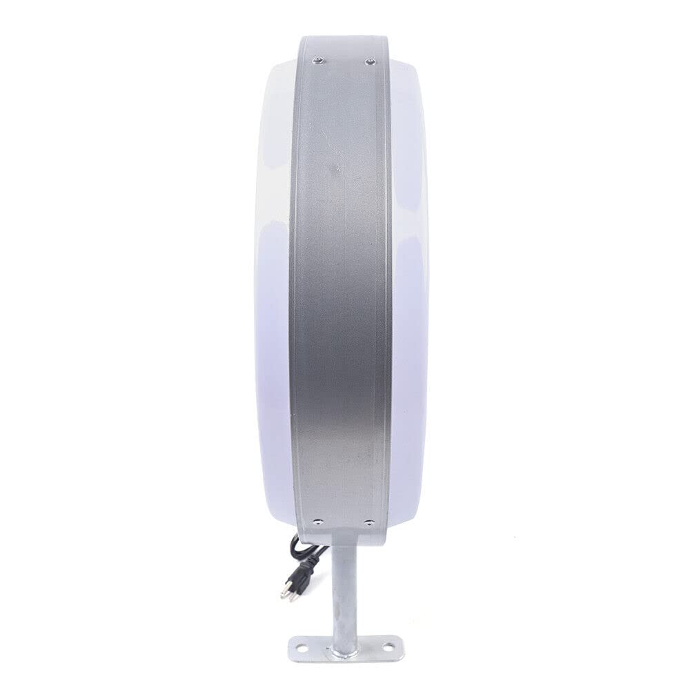 CAJA DE LUZ CIRCULAR DOBLE GRAFICA DIAMETRO 80 CMS PARA MURO