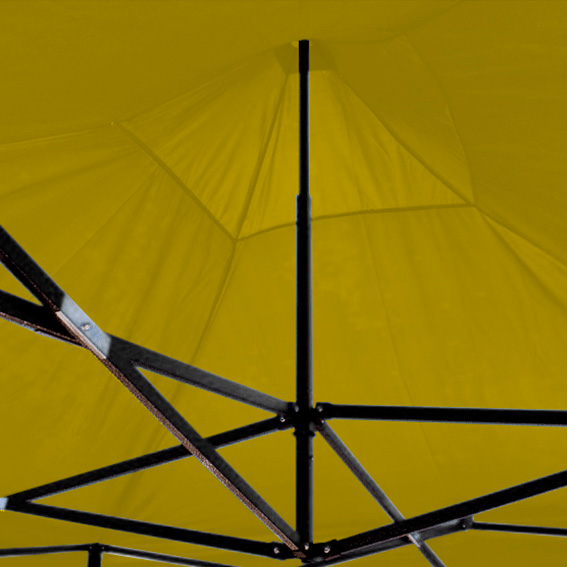 TOLDO PUBLICITARIO 2*3 MTS COLOR AMARILLO