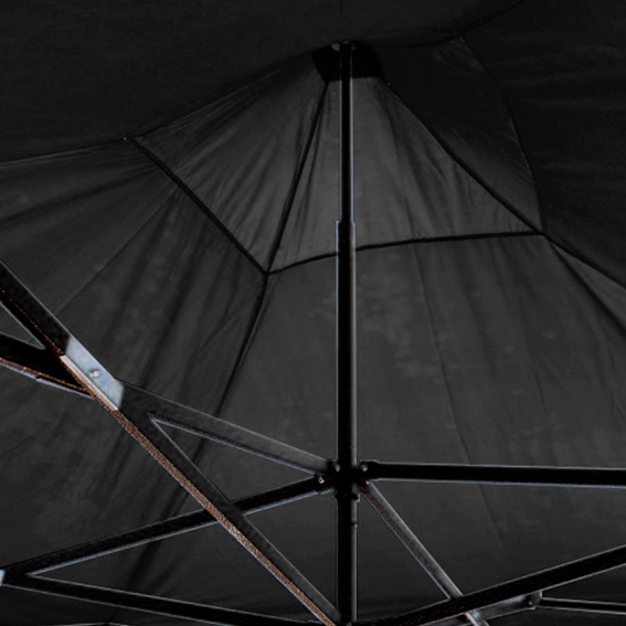 TOLDO PUBLICITARIO 3*4.5 MTS COLOR NEGRO