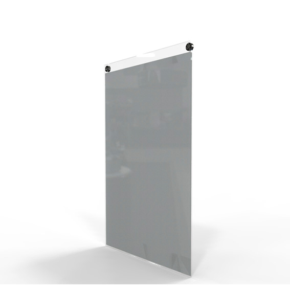 PORTA GRAFICA ACRILICO A3 (29.7*42 CMS) FORMATO MURO VERTICAL 2.5 MM + SET EMBELLECEDORES